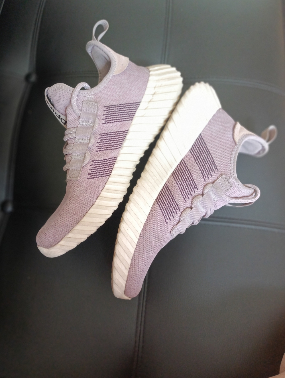 Adidas Kaptir Flow Sneakers Athletic Shoes Size 9 Lavender - Picture 5 of 16